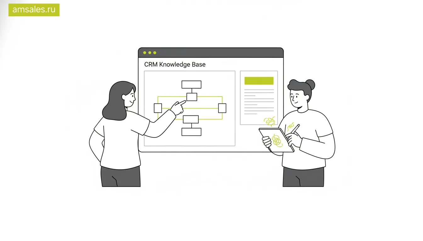 Как адаптировать новичка с помощью базы знаний CRM